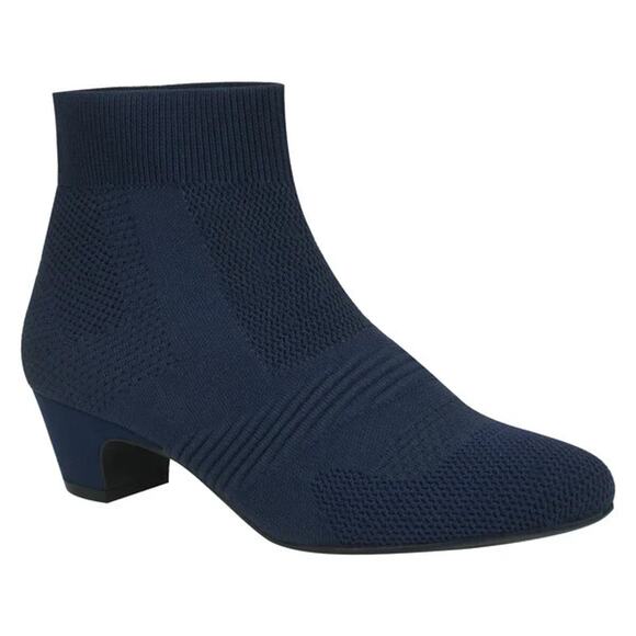Impo Women's Ginger Stretch Knit Ankle Bootie with Memory Foam, Blue Size 7.5M - Picture 1 of 3